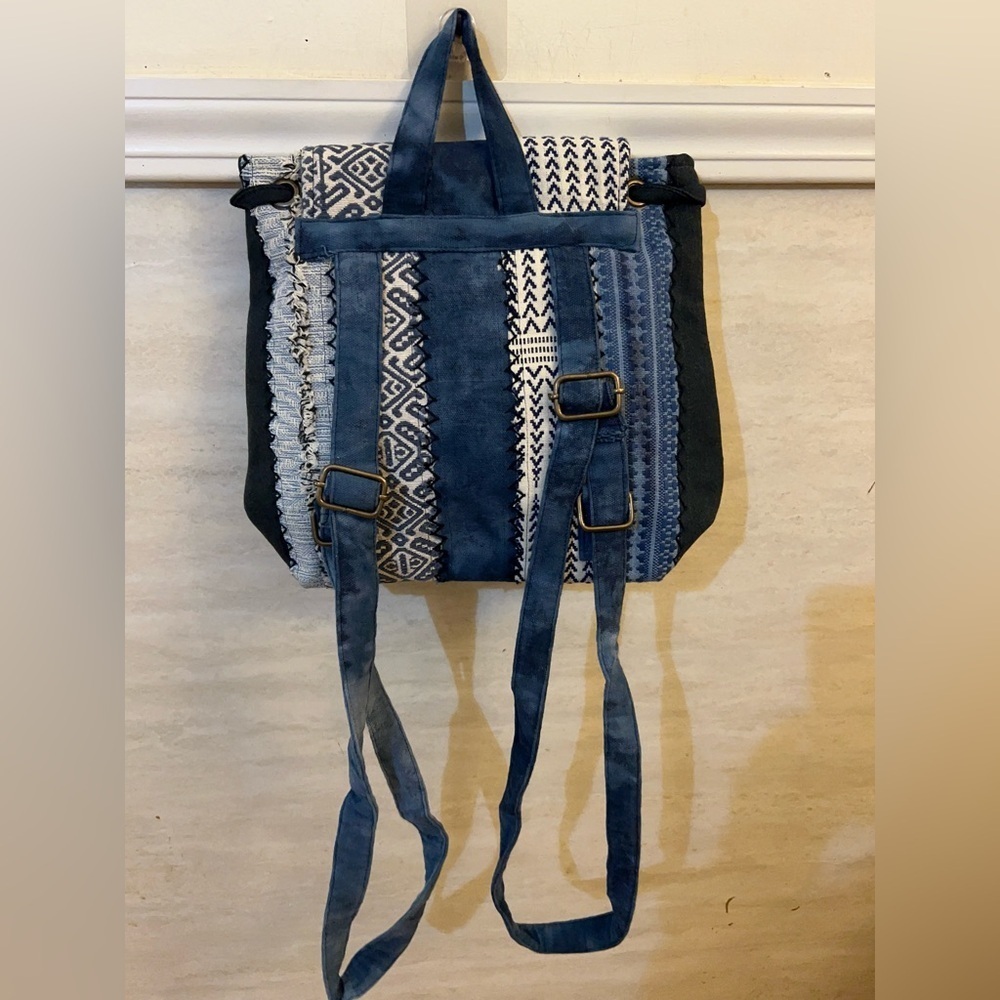Demdaco Your Journey
Indigo Blue Patchwork
Backpack. - Picture 2 of 16